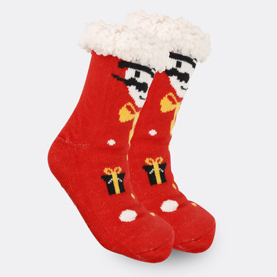 Christmas Women's Thickened Fleece-lined Room Socks