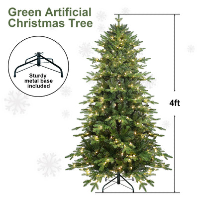 PVC Christmas Tree, Christmas Decorations, Green, With Lights