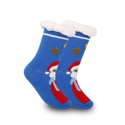 Christmas Women's Thickened Fleece-lined Room Socks